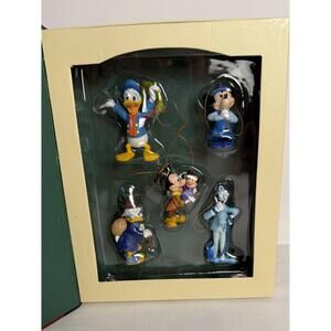 Disney Collection Mickeys Christmas Carol  Christmas Ornaments Set of 5